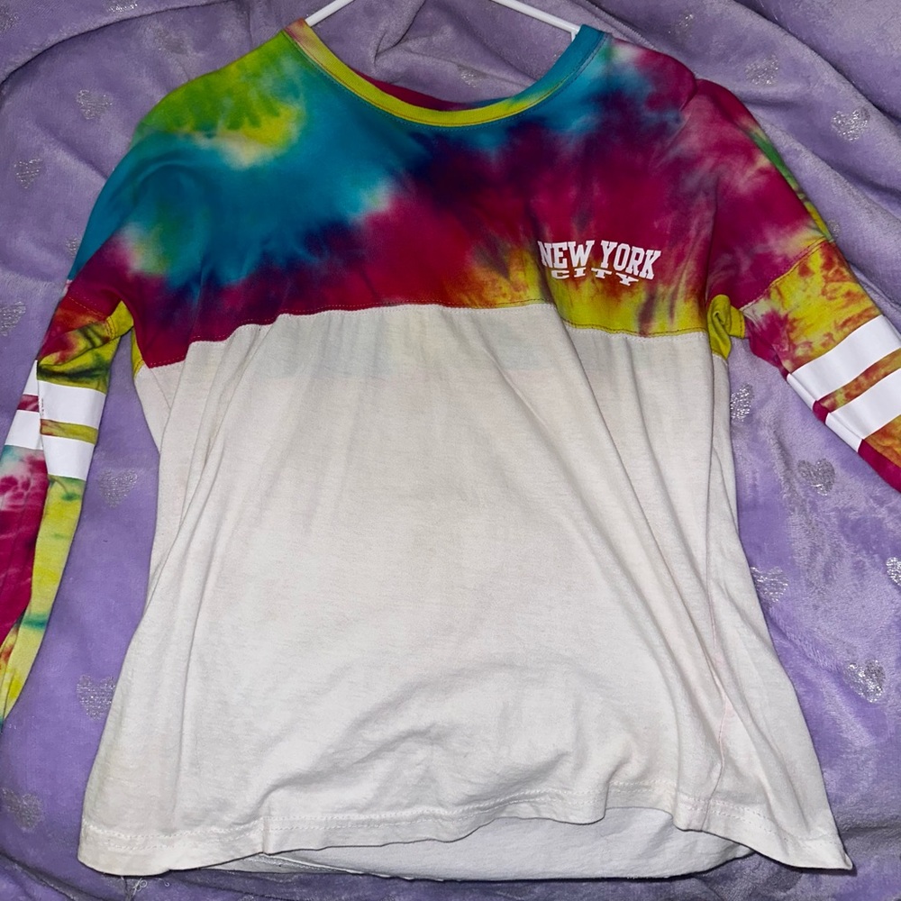 New york tie dye shirt
